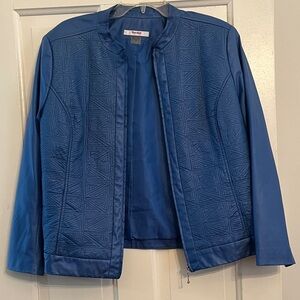 TanJay Textured Blue Blazer